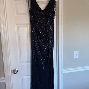 Glamorous Black Sequin Gown